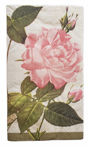 Vintage Rose Napkin Set - Long (Guest)