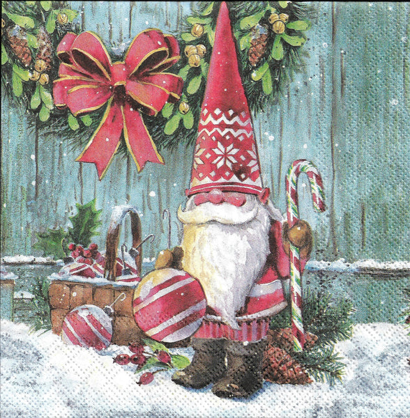 Christmas Gnome Napkin Set