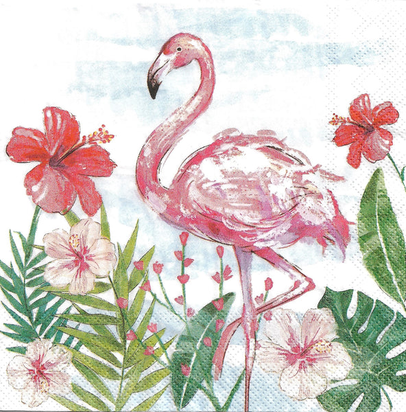 Spring Flamingo Napkin Set