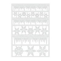 Tim Holtz Frozen Parts - Borders and Snowflakes