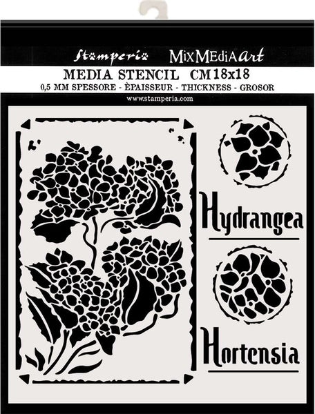 Hortensia Stencil