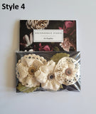 Handmade Lace Flowers - 4 styles to choose from