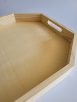 Wood Tray with handles - unfinished