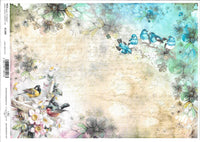 Spring Birds Rice Paper